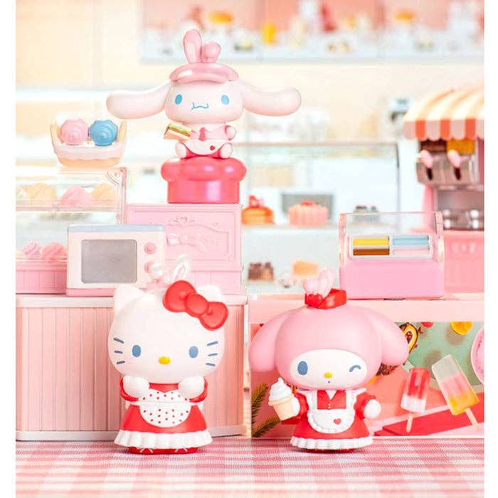 K-Wonderland - Wholesale Decorative Figurine - Sanrio Characters Light-Up Diorama Blind Box RestaurantTheme18