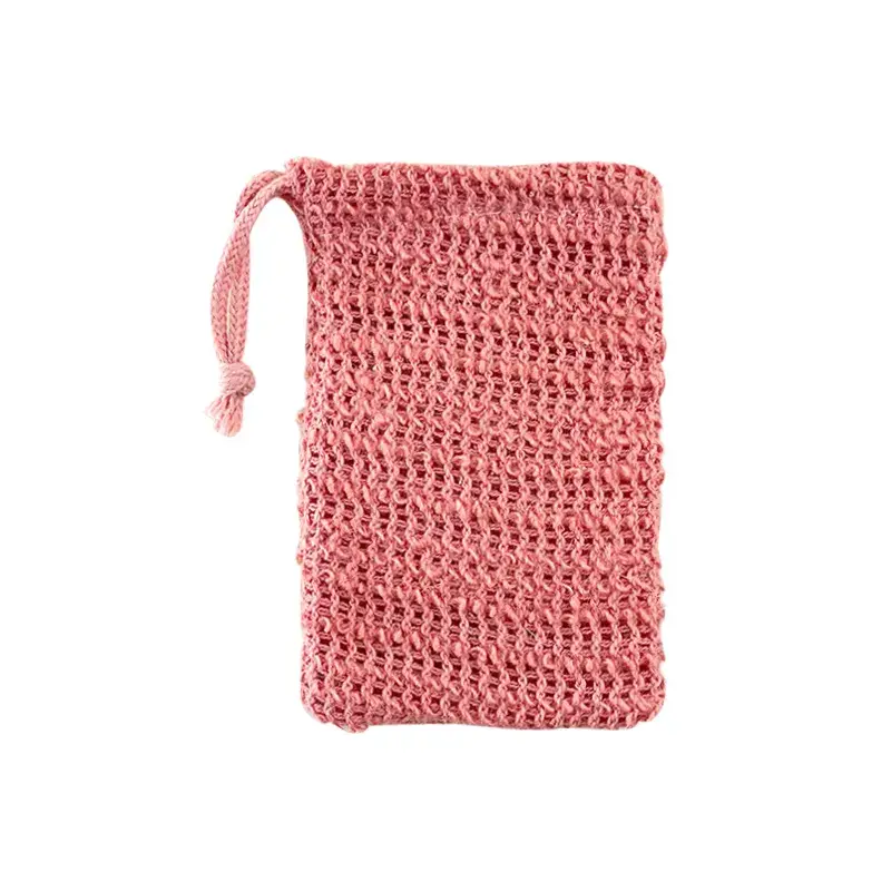 Eliza Soaps - Venta al por mayor Bolsita de jabón - Bolsa de jabón de sisal ecológica en rosa o naranja - Ahorradora de jabón0