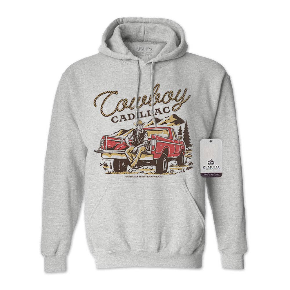 Remuda Western Wear - Wholesale Hoodie - Unisex - Cowboy Cadillac - Adult Unisex Western Hoodie2