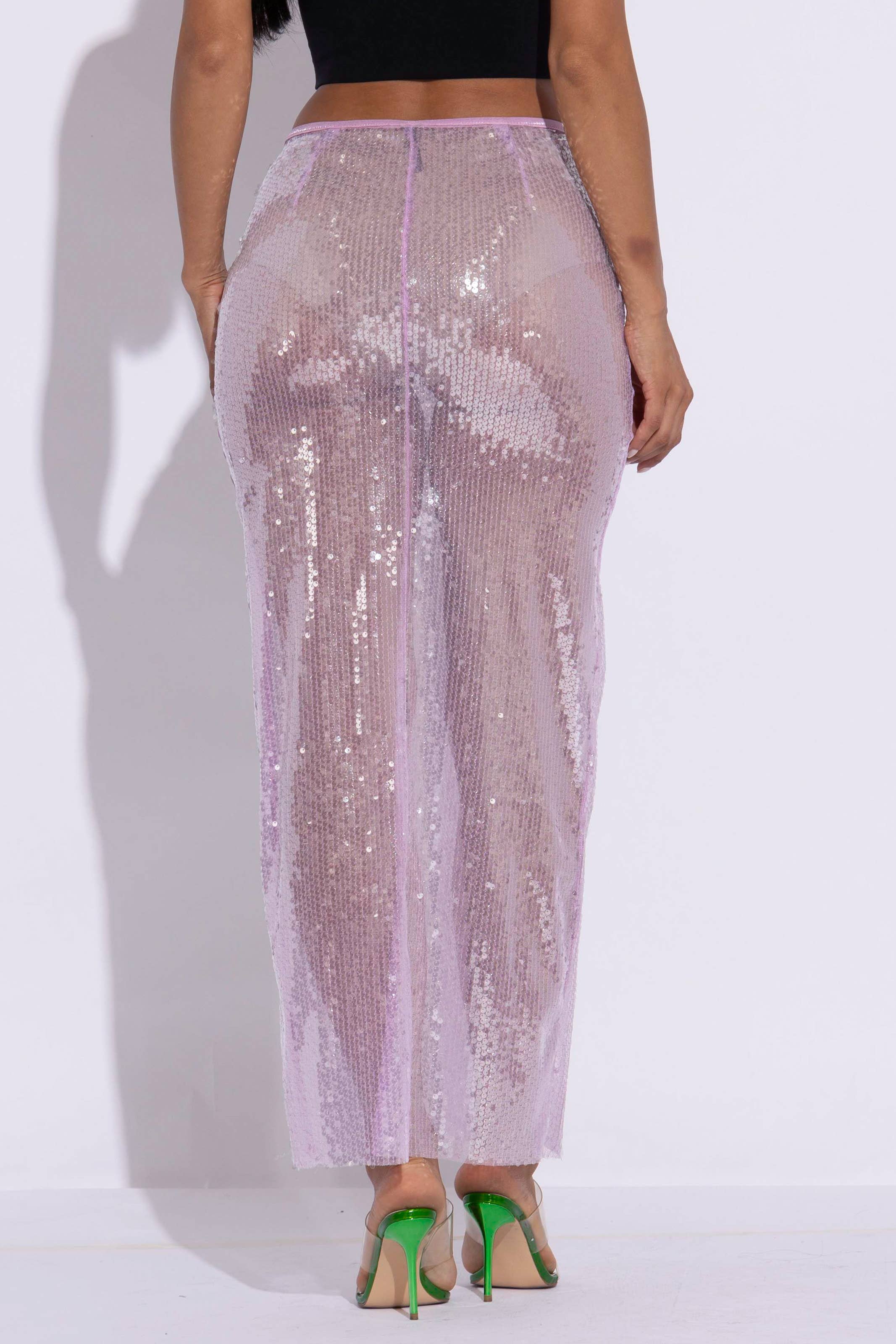 K Too - Vente Jupe – femme - Jupe longue en sequins1