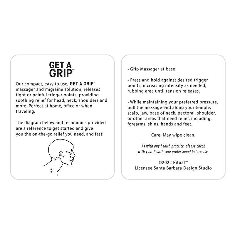 Santa Barbara Design Studio by Creative Brands - Wholesale Body Massager - Ritual Migraine Massager2