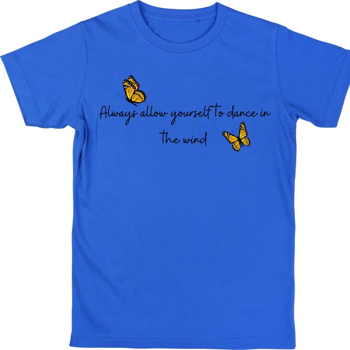 Butterfly Dance T-shirt for engroshandel hos The Blended Tribe