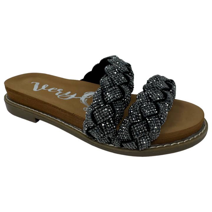 Very G - Wholesale Sandals - Women's - Nalani-Very G Gem and Braided Accent Women's Sandal
