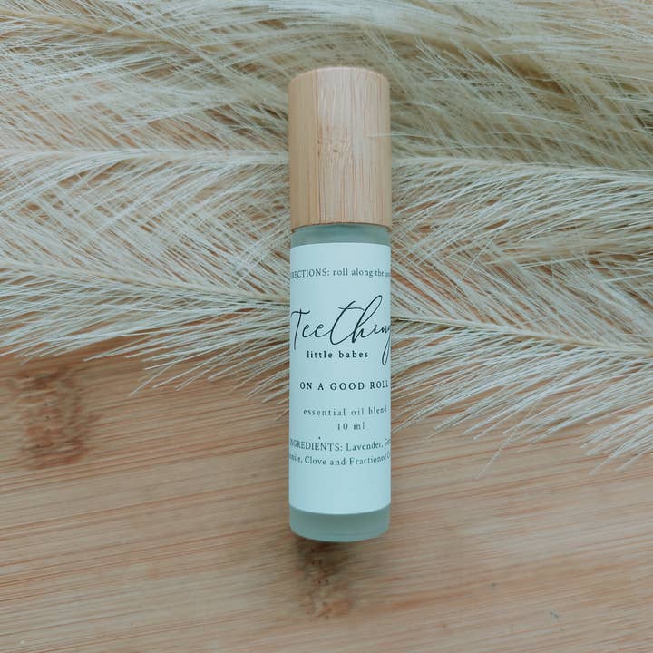 On A Good Roll - Wholesale Teether (not clip-on) – Baby - Teething Essential Oil Blend for Babies3