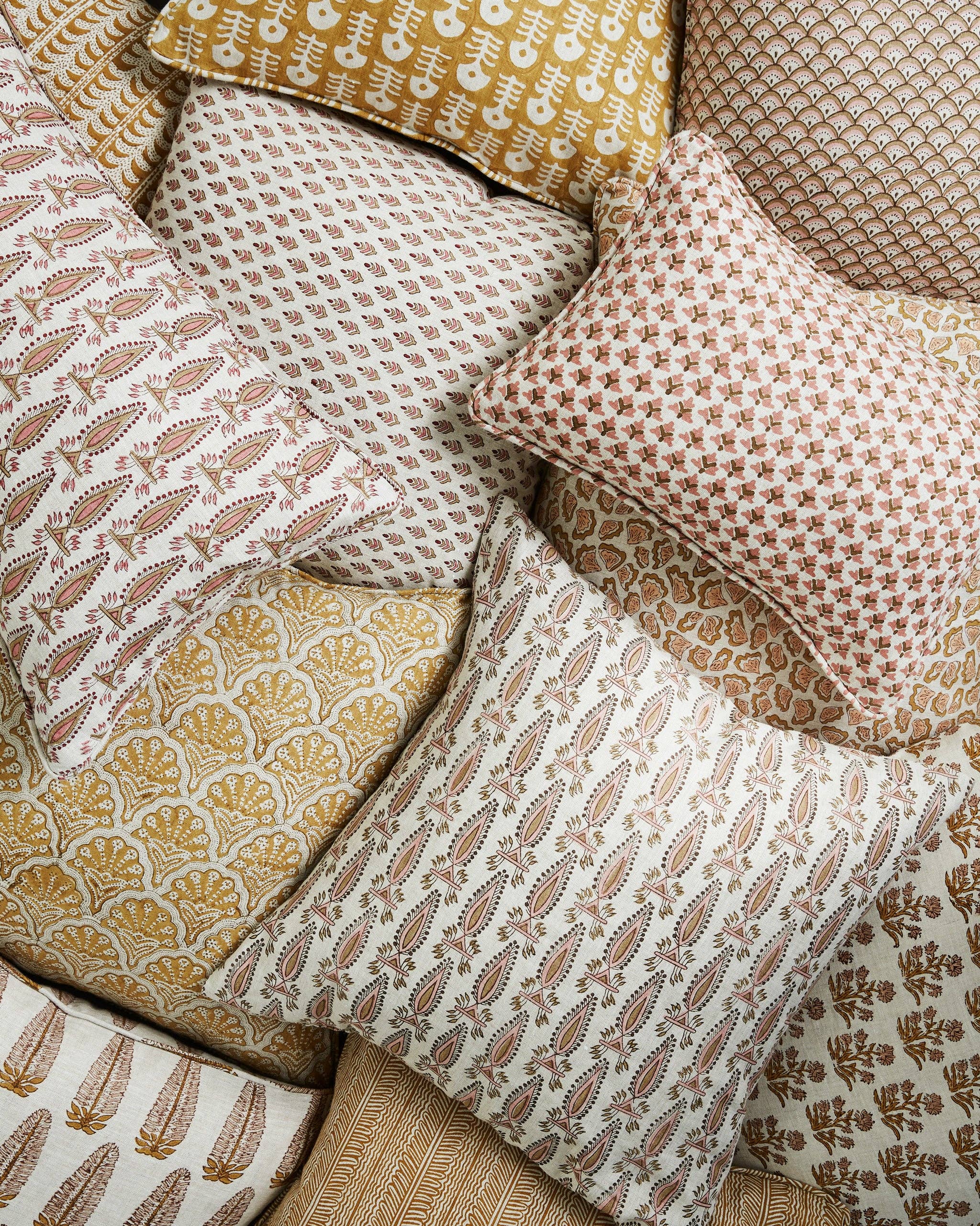 Walter G - Wholesale Throw Pillow Cover - St Tropez Saffron Pillowcase2