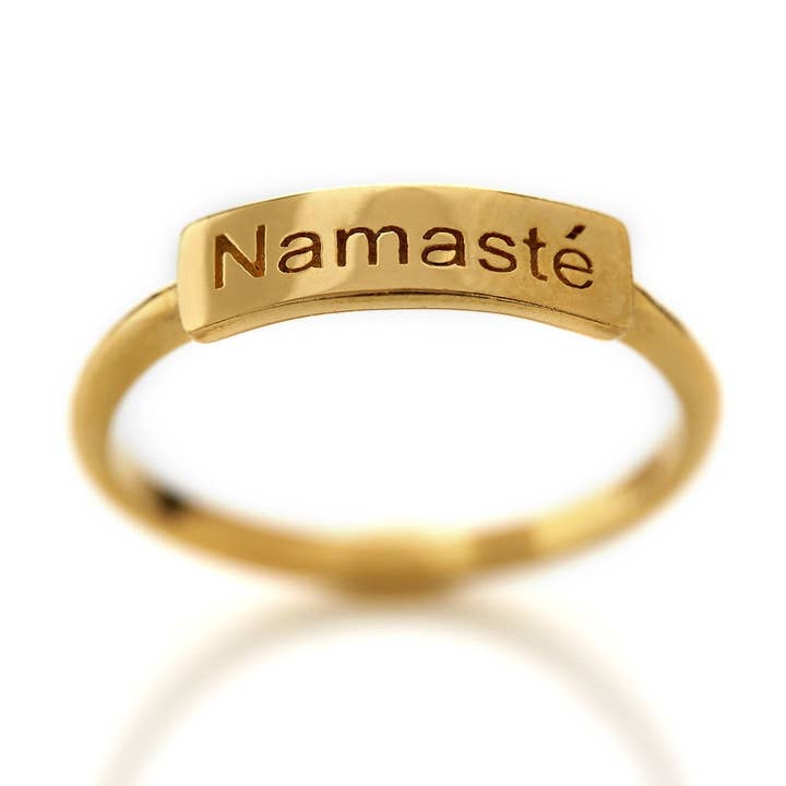 Liten Namasté-ring för wholesale av Mitos