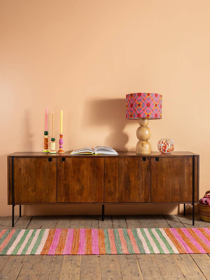 Conrad Acacia Wood Umber Finish Sideboard for wholesale by Ian Snow Ltd