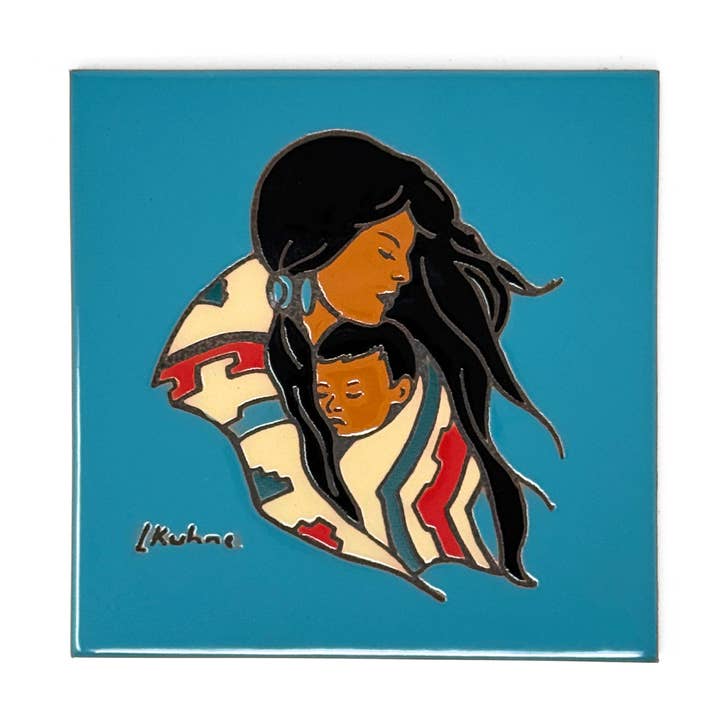 Firstborn Tile - Sand or Turquoise (4025) for wholesale by Earthtones Tile