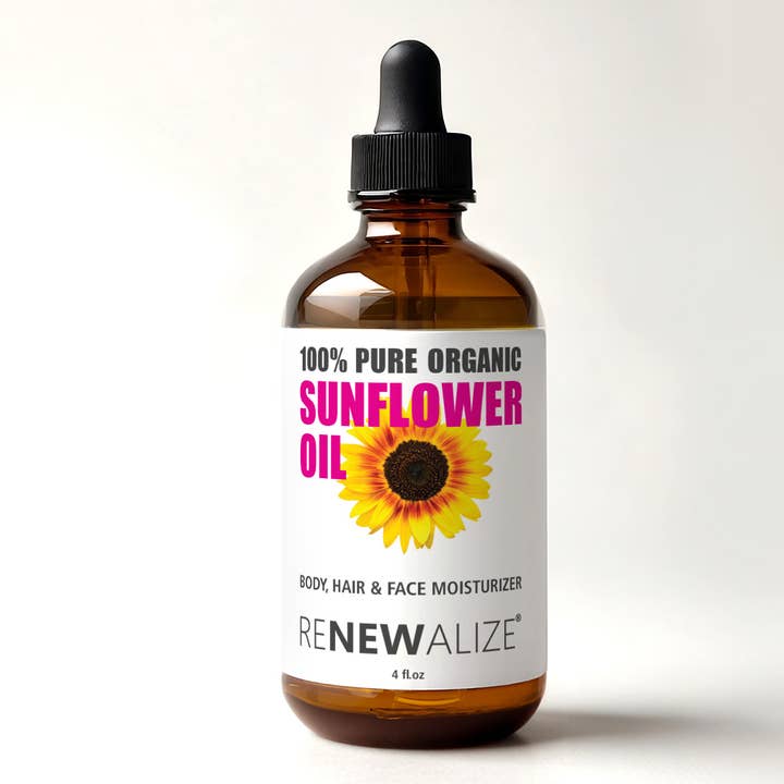 Organic Sunflower Seed Face Moisturizing Oil High Linoleic for wholesale by Renewalize