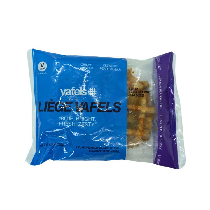 Vafels - Wholesale Biscuit - Lemon - Blueberry Liège Vafels - 6ct1