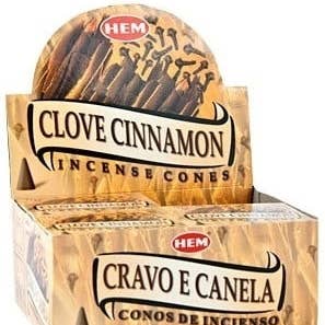 Designs by Deekay Inc. - Wholesale Incense - HEM - Clove Cinnamon Incense Cones Display (12)