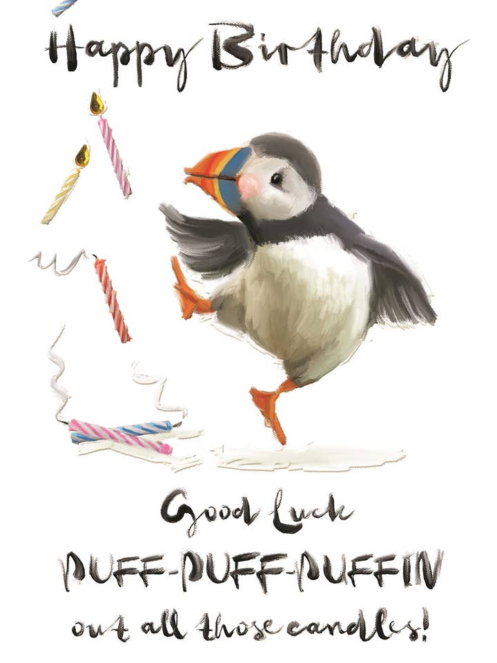 Biglietti raffinati Puf Puf Puffin - Yours Truly di Second Nature per la vendita all'ingrosso da parte di Second Nature Ltd