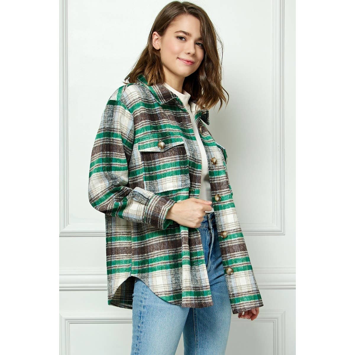 Veveret - Wholesale Jas - Dames - Klassieke geruite beugel4