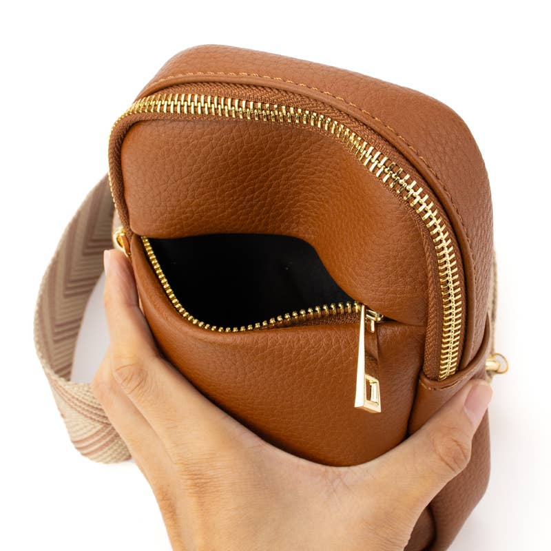 Babs + Birdie - Wholesale Crossbody Bag - Women's - The Harlow |  Sling Bag with Chevron Strap | 3 Colors 6