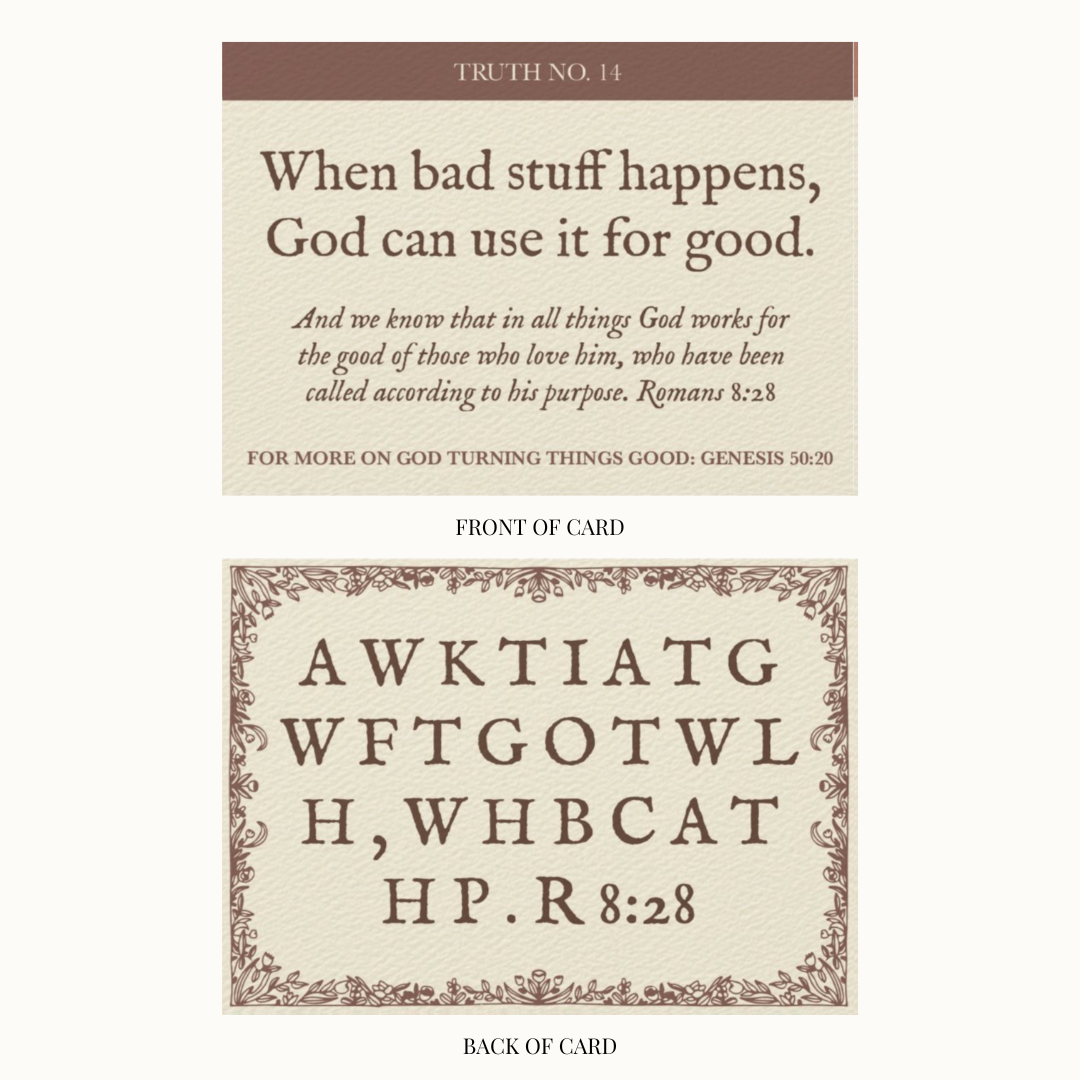 annalisa v. sawtell - Wholesale Learning Cards - Kids & Baby - Truth Cards for Kids (Set of 52) | Christian Resource4