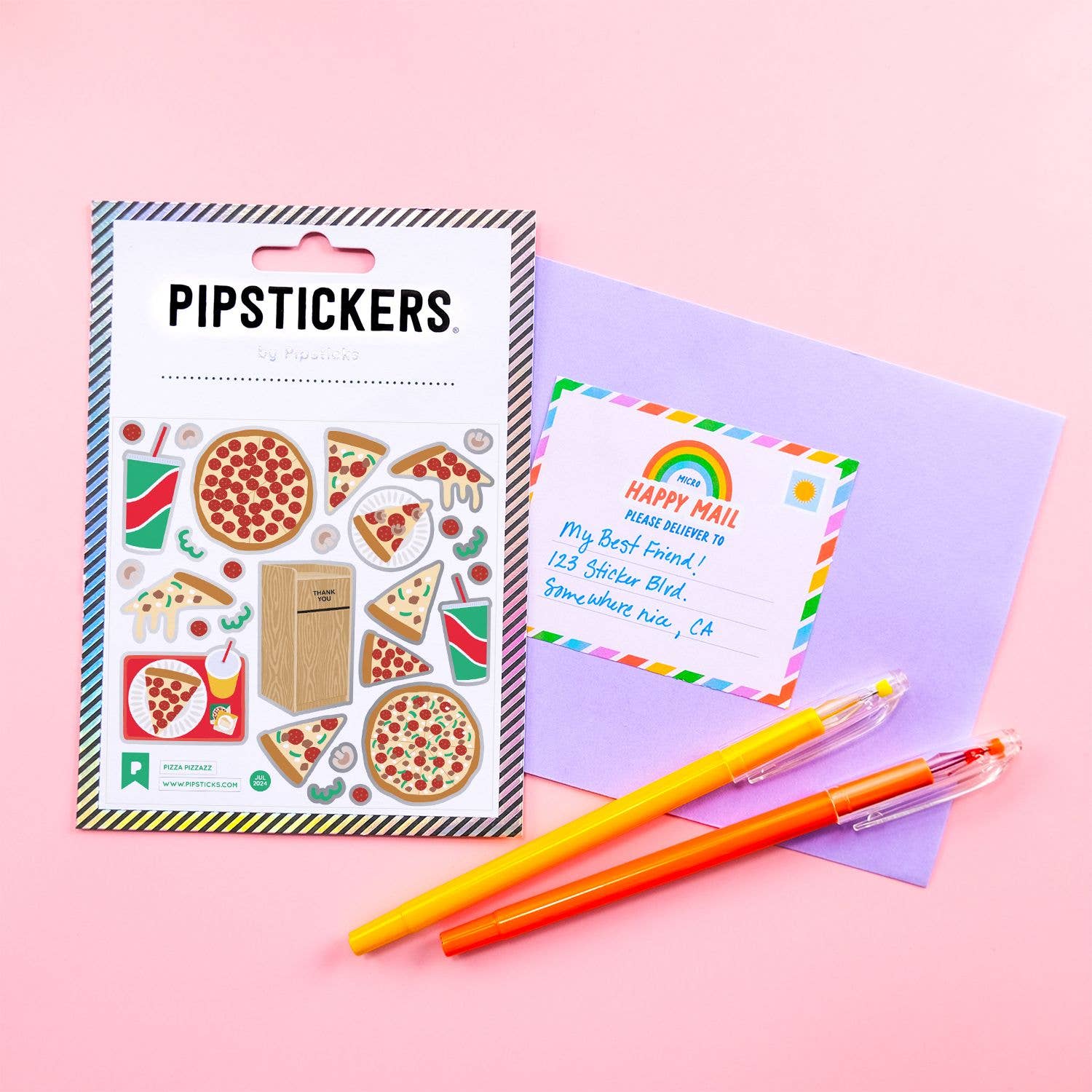 Pipsticks - Vente Autocollant - Pizza Pizzazz11