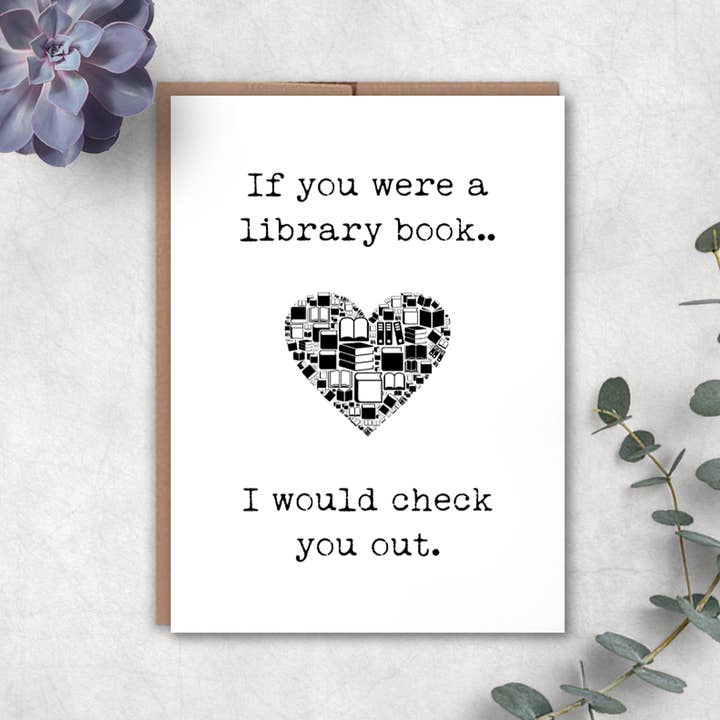 Carte de livre pour la vente par Expression Design Co