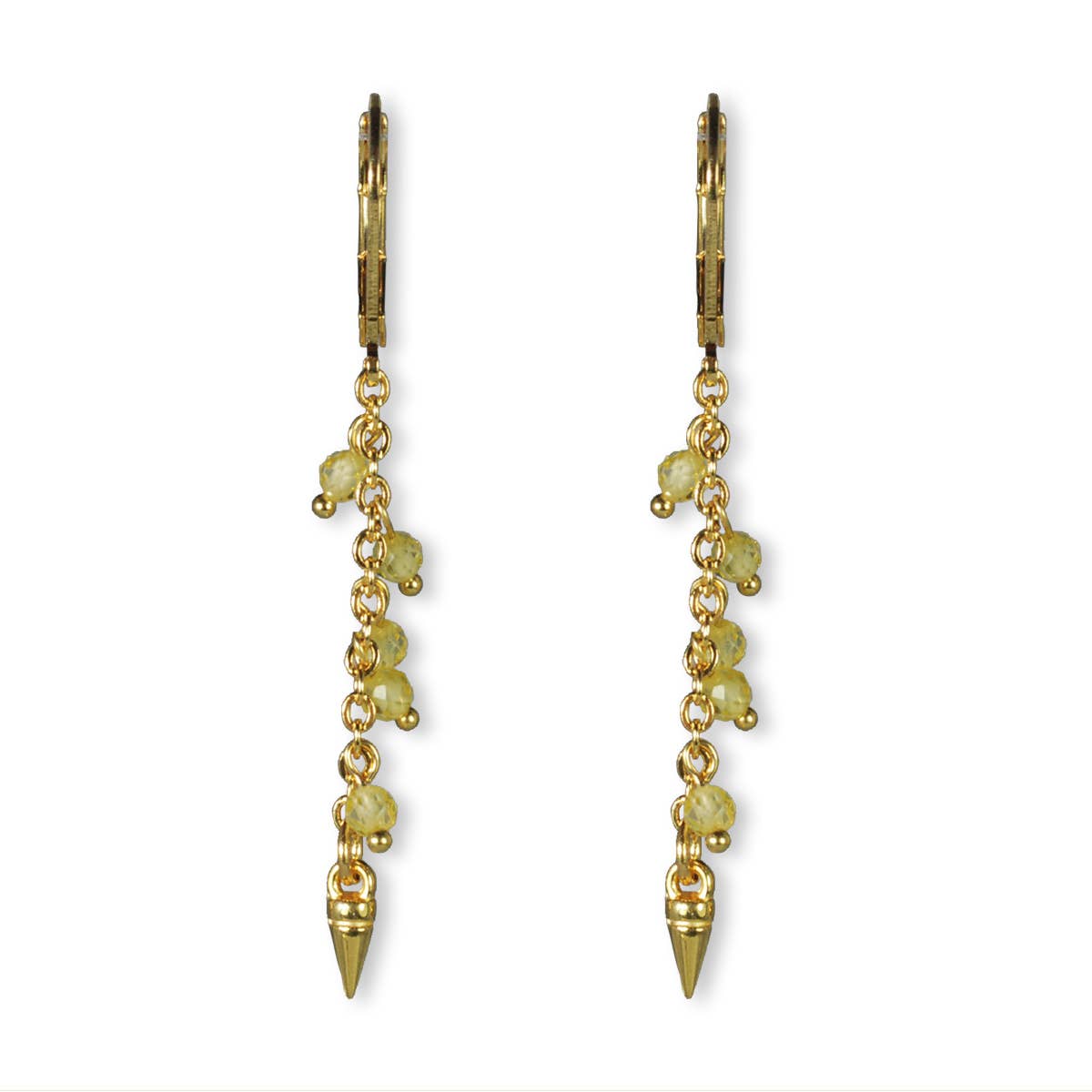 Jazu Jewellery - Wholesale Dangle Earrings - Nona earrings with semi-precious stones1
