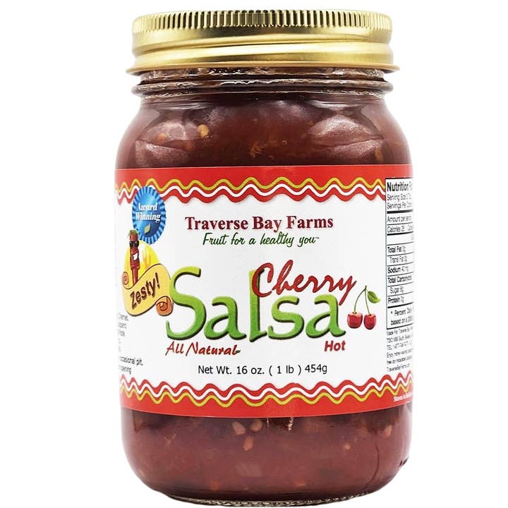 Cherry Salsa - Zesty (Spicy but not too hot!) for wholesale by Traverse Bay Farms / Fruit Advantage