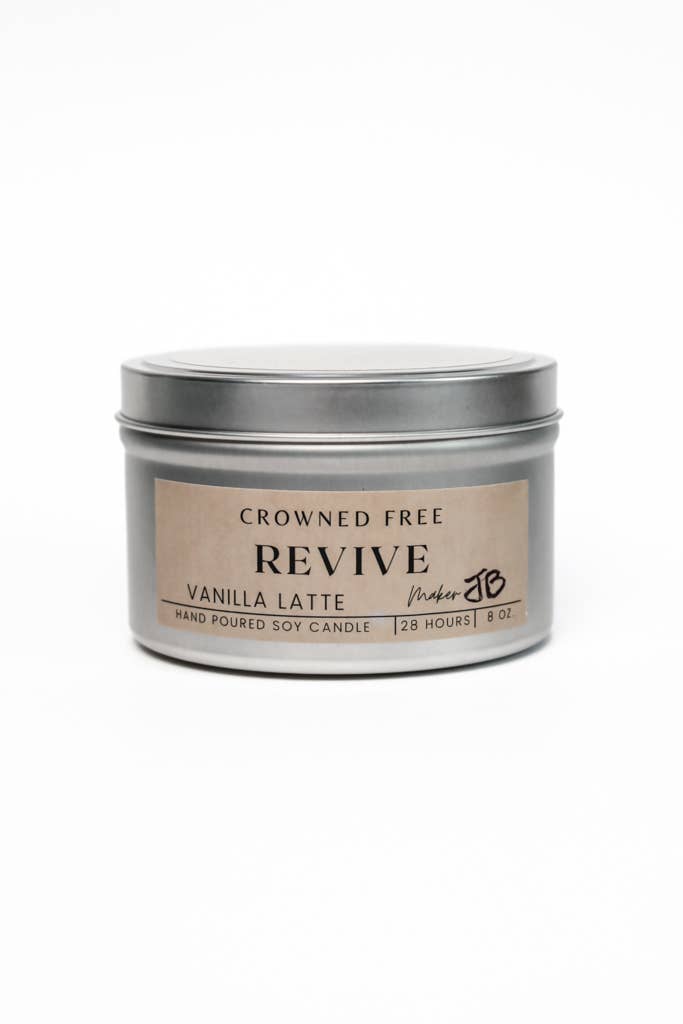 Crowned Free – wholesale Reseljus – Revive Candle - 8oz - Tillverkad av Survivors0