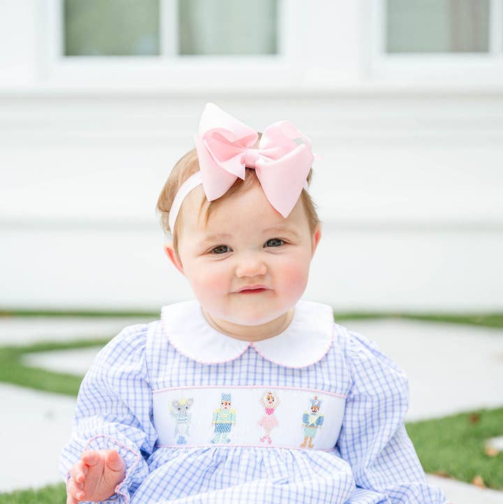 Nutcracker Smocked Eleanor Bubble for wholesale by Ruth and Ralph