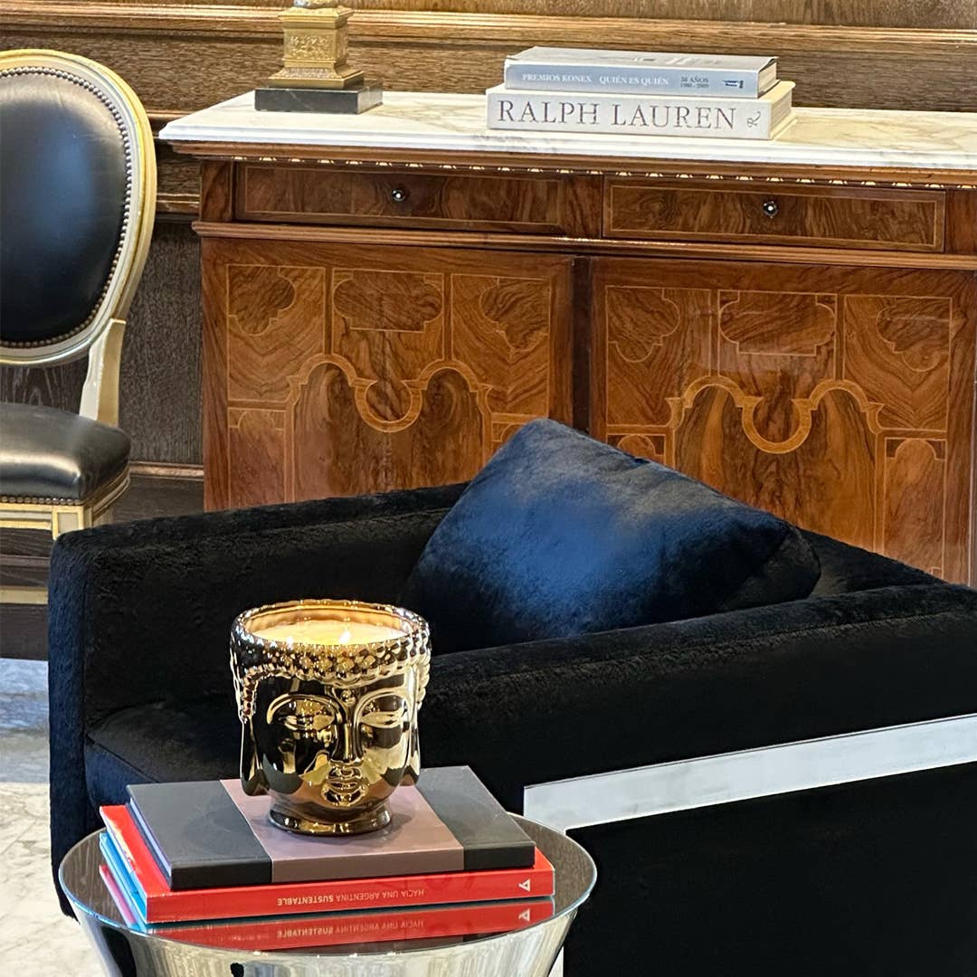 Thompson Ferrier - Wholesale Jar/Filled Candle - Gold Buddha Perfumed Candle - Palo Santo5