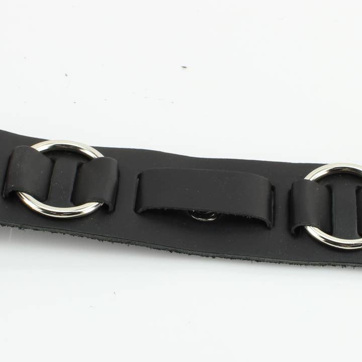 Double Ring Leather Watch Band Style: WB07 for wholesale by Leather Impressions Inc