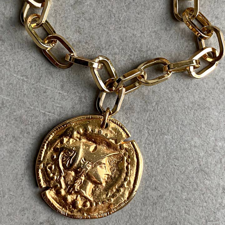 Goddess Athena Necklace for wholesale by AMY DiGREGORIO