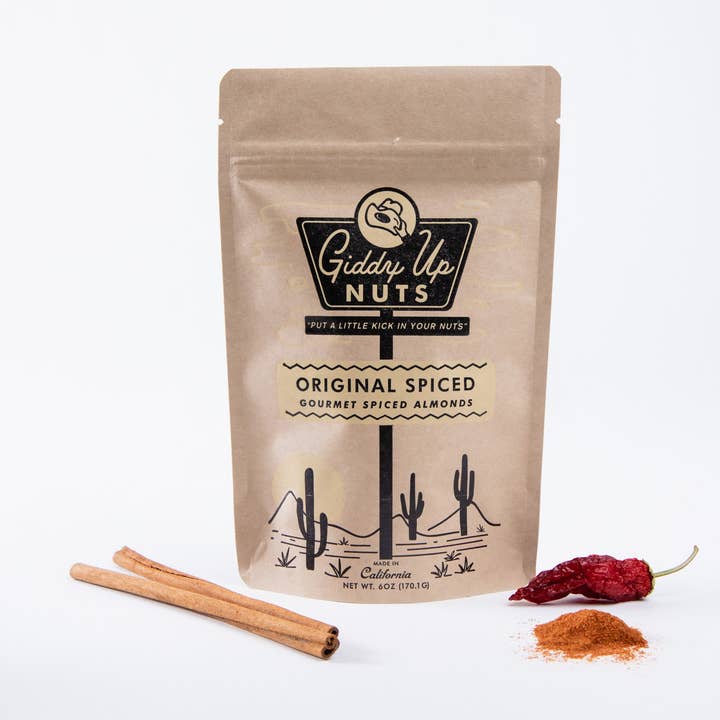 6 oz Original Spiced for wholesale by Giddy Up Nuts