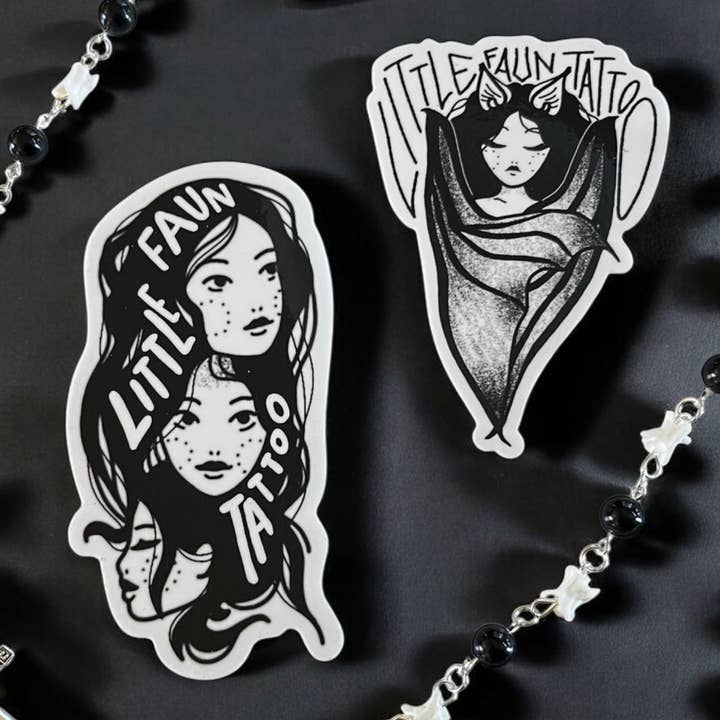 LFT Sticker Set for wholesale by Little Faun Tattoo