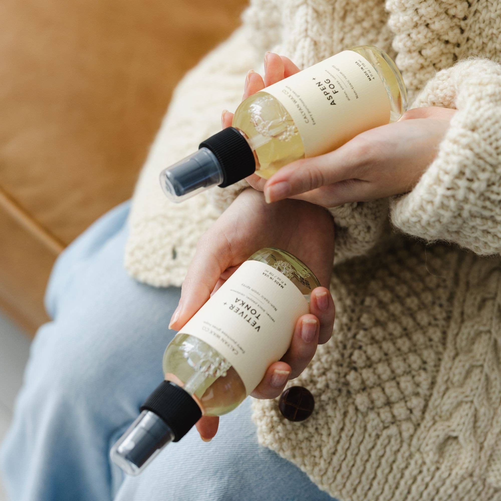 Calyan Wax Co. - Vente Vaporisateurs d'ambiance et de linge - Vétiver + Tonka - Spray d'ambiance21