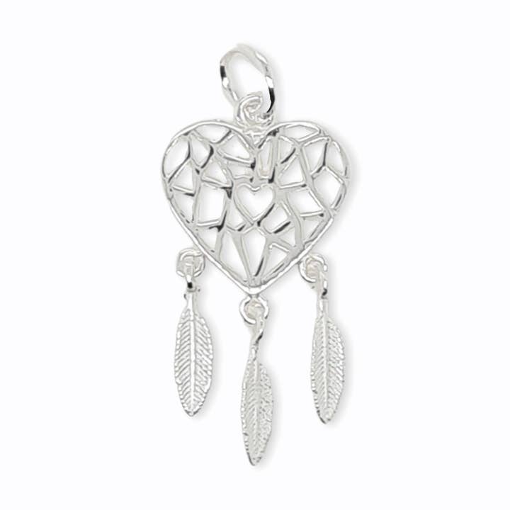 Mountain Creek Jewellery - Wholesale Locket necklace - PENDANT S/S HEART DREAM CATCH0