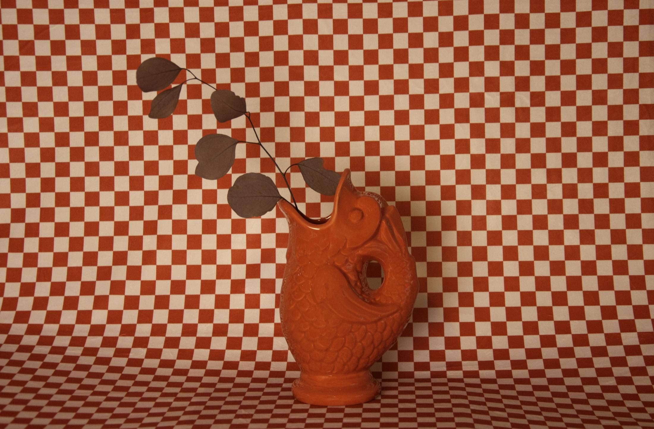 Really Nice Things – Vaso por atacado – Peixe cerâmico vermelho2