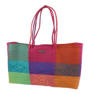 Recycled Plastic Tote Bag Mexican Bag Craft Bag Bolsa De -  Canada