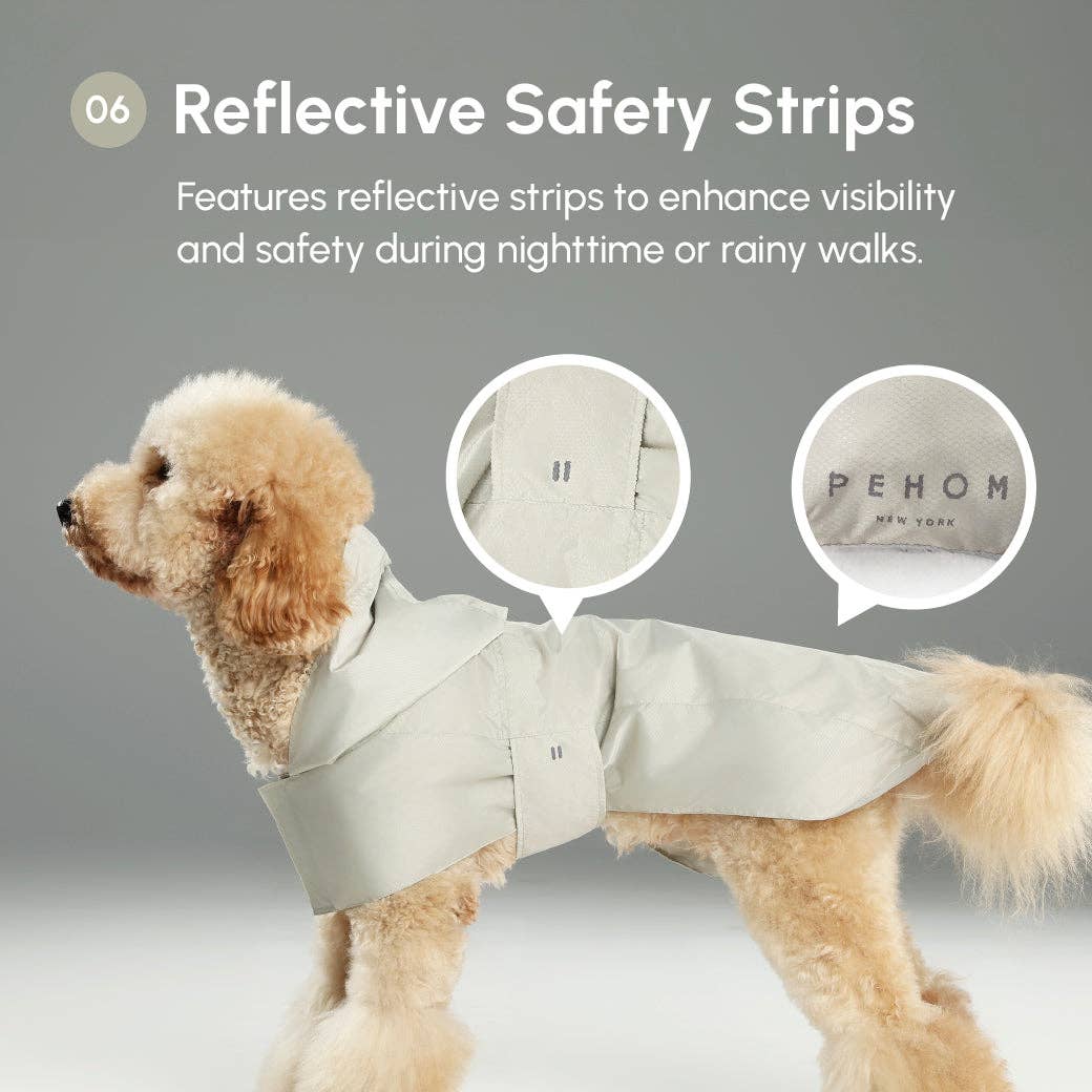 PEHOM - Venta al por mayor Chubasquero - Perros - Impermeable tipo cápsula - Morado16