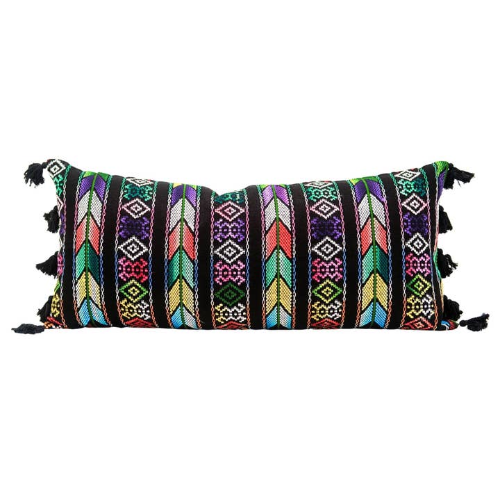 Upavim Crafts - Wholesale Lumbar Pillow - Oversized Guatemalan Lumbar Pillow