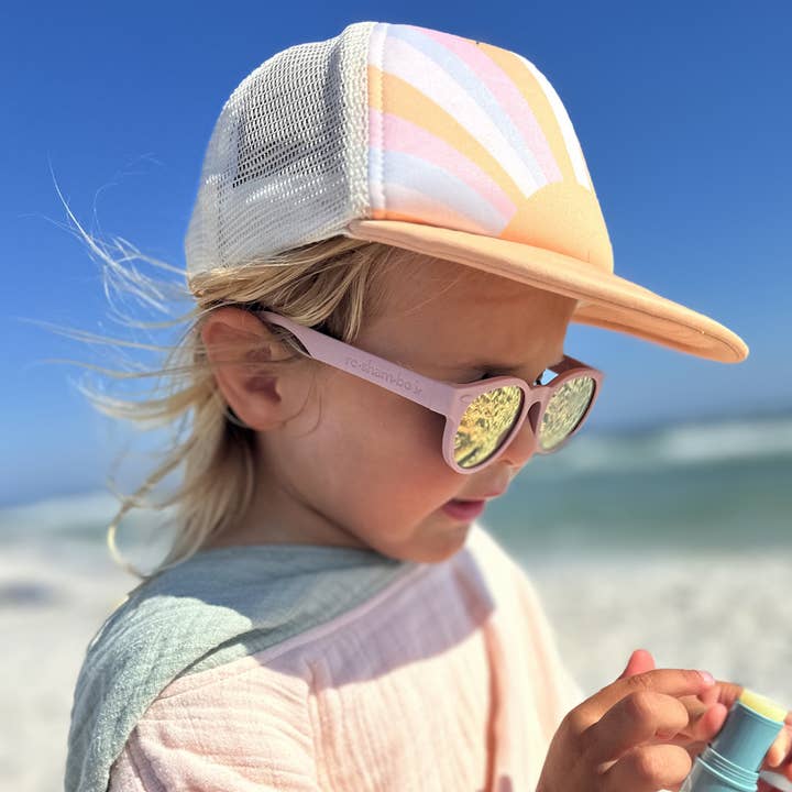 Roshambo Eyewear - Wholesale Sunglasses - Kids - Round Sunglasses | Blush Pink
