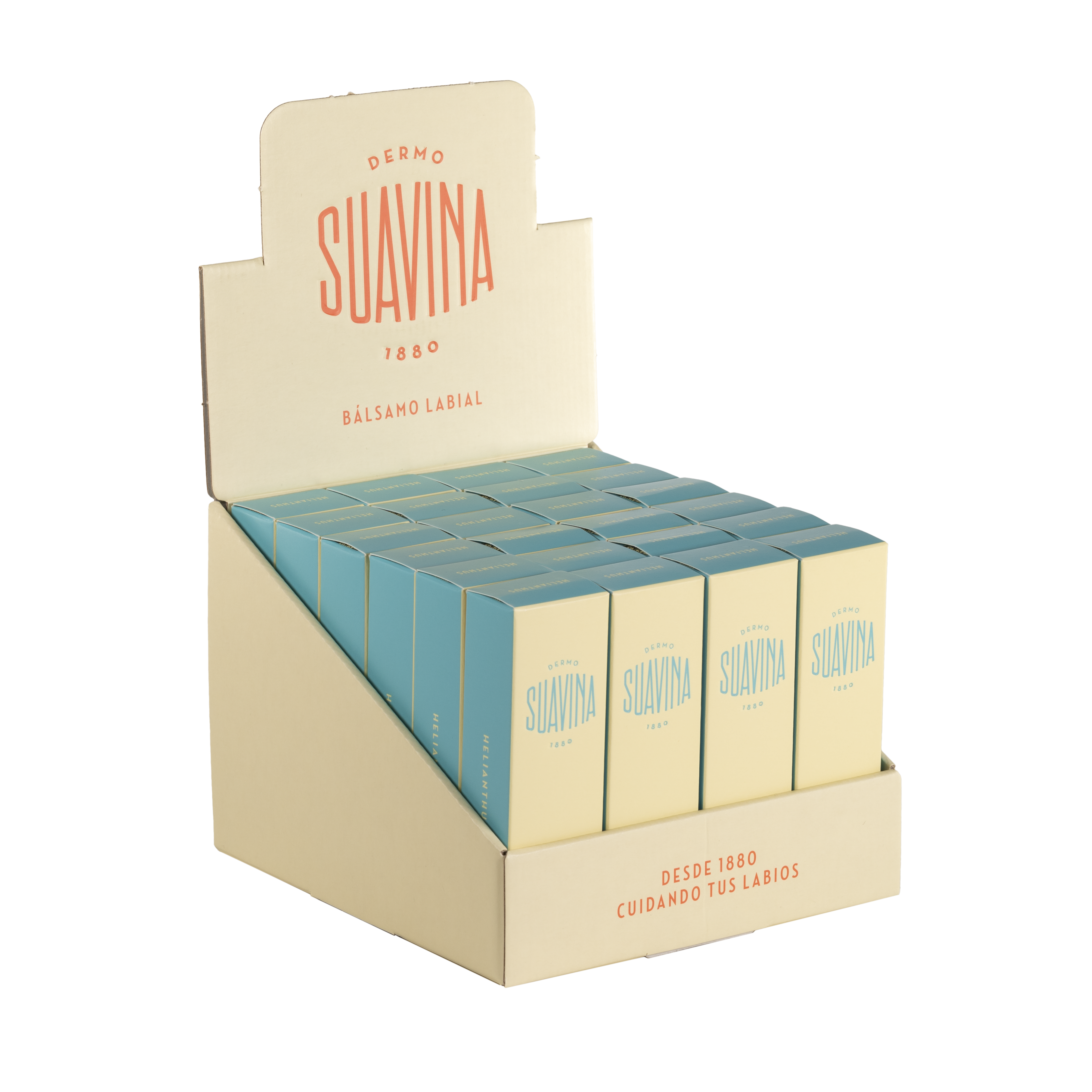 DERMO SUAVINA UKI – Bálsamo labial por atacado – Bálsamo labial HELIANTHUS em tubo com FPS 15 - Dermo Suavina1