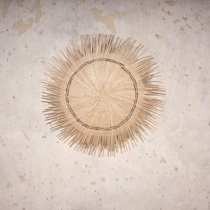 AS'ART a sense of crafts - Wholesale Wall Accent - Sun Circles, natural, Malawi3