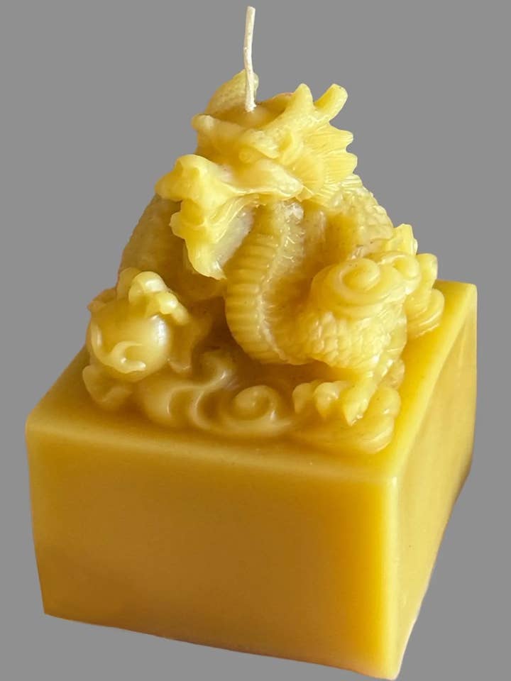 Dragon Beeswax Candle Sculpture – Fantasy Dragon Candle for wholesale by Namaste Home