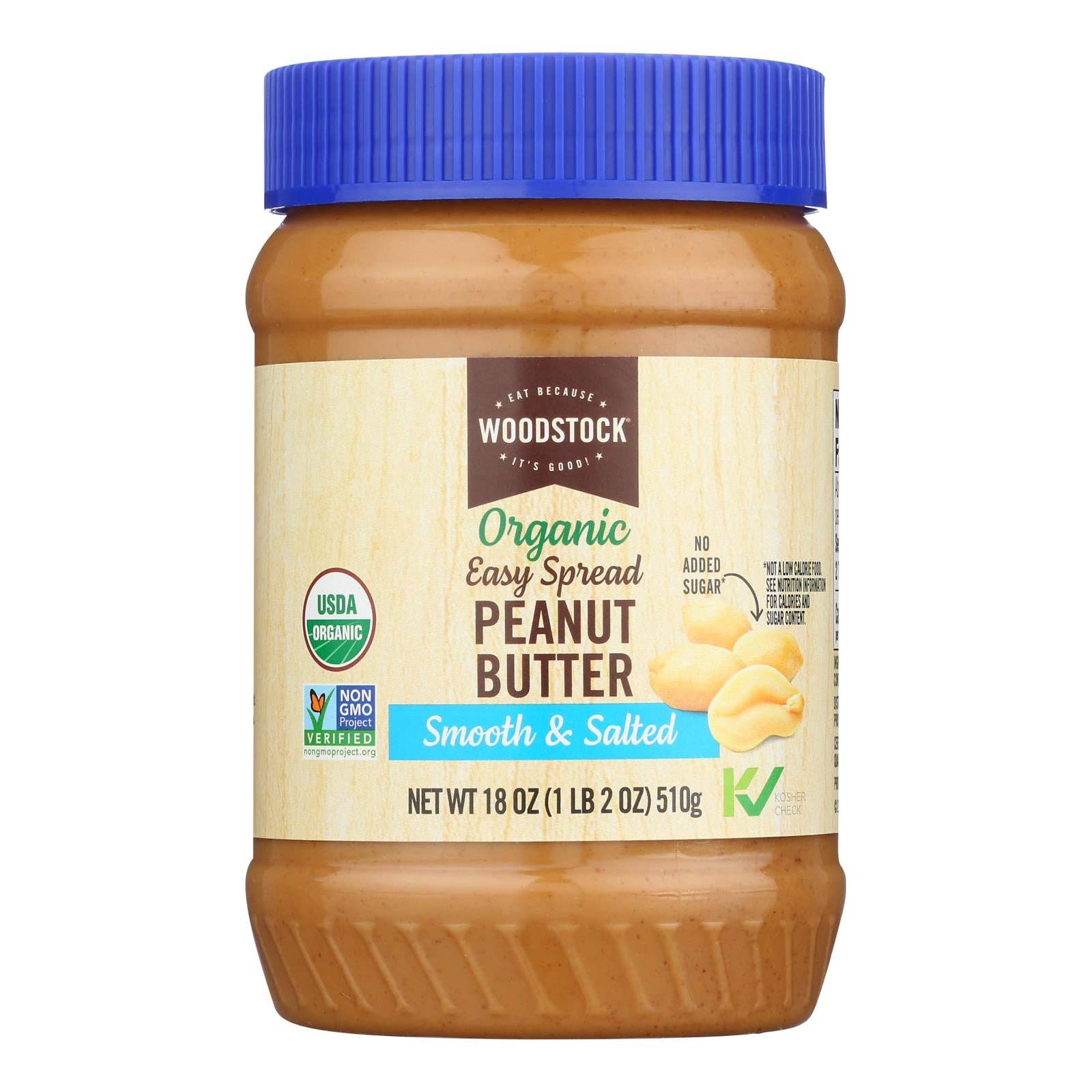 Everyday Supply Co - Wholesale Nut Butter - Woodstock Organic Smooth Peanut Butter - 12 Pack0