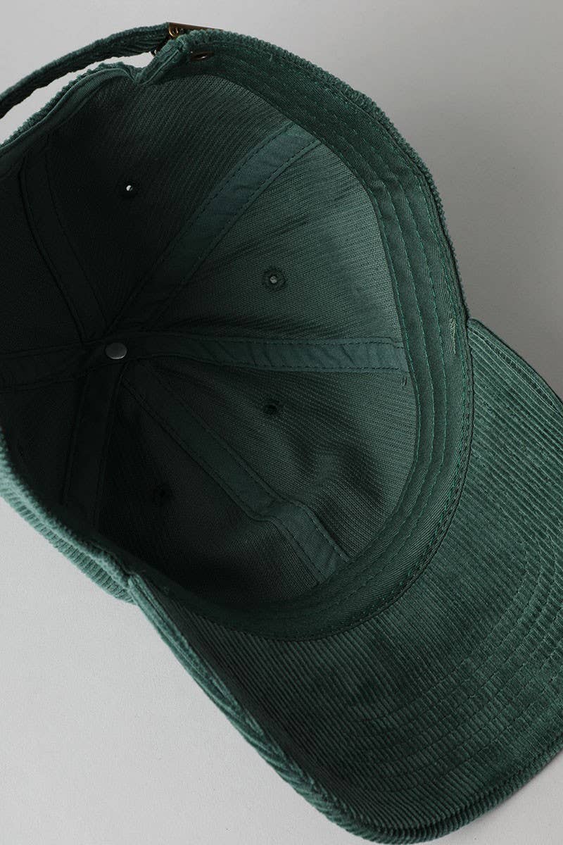 Fashion City - Vente Casquette de baseball – unisexe - Casquette baseball en coton velours côtelé ajustable - Style dad hat10