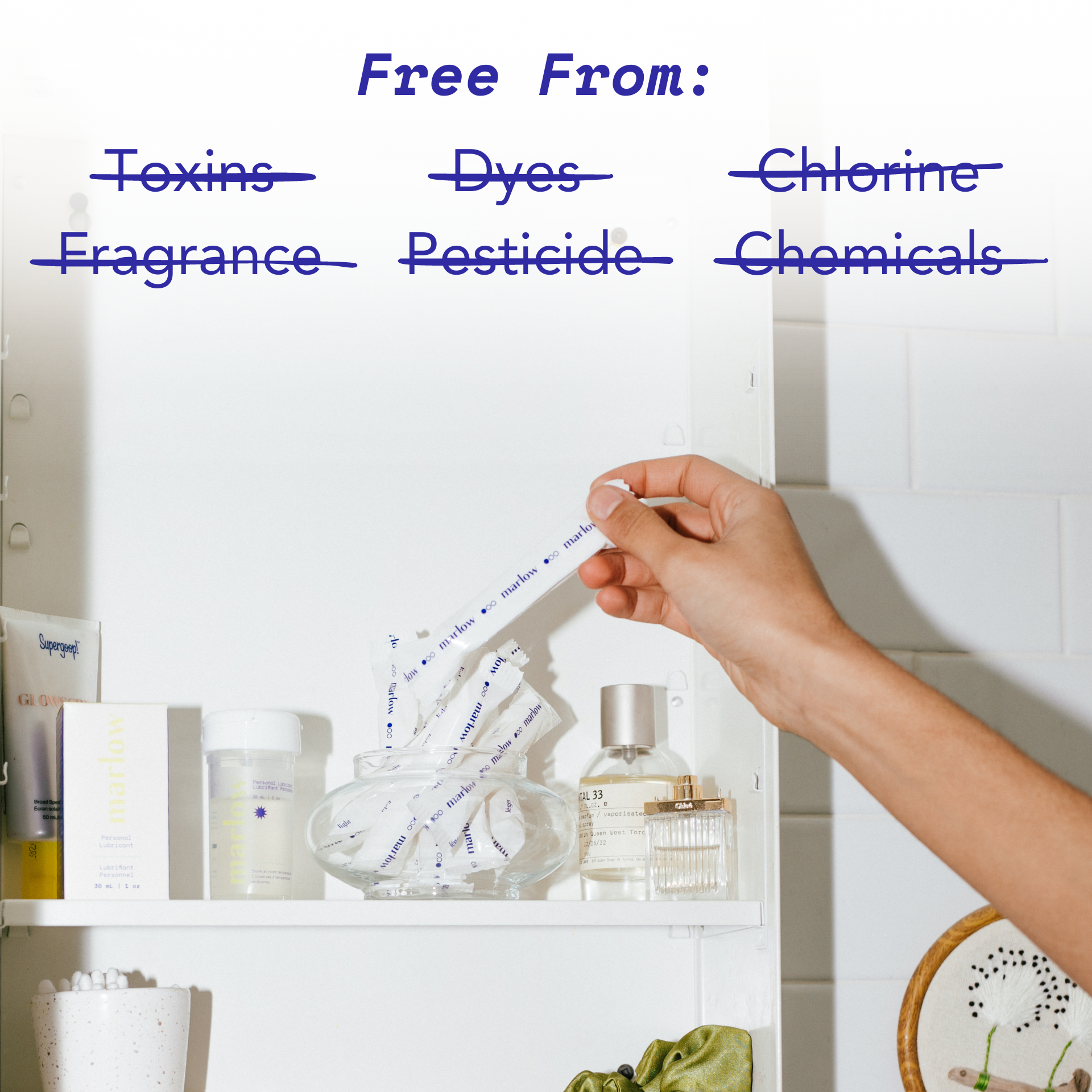 Marlow – wholesale Tamponger – Marlow 100% Ekologisk Bomull + Giftfria Tamponger2