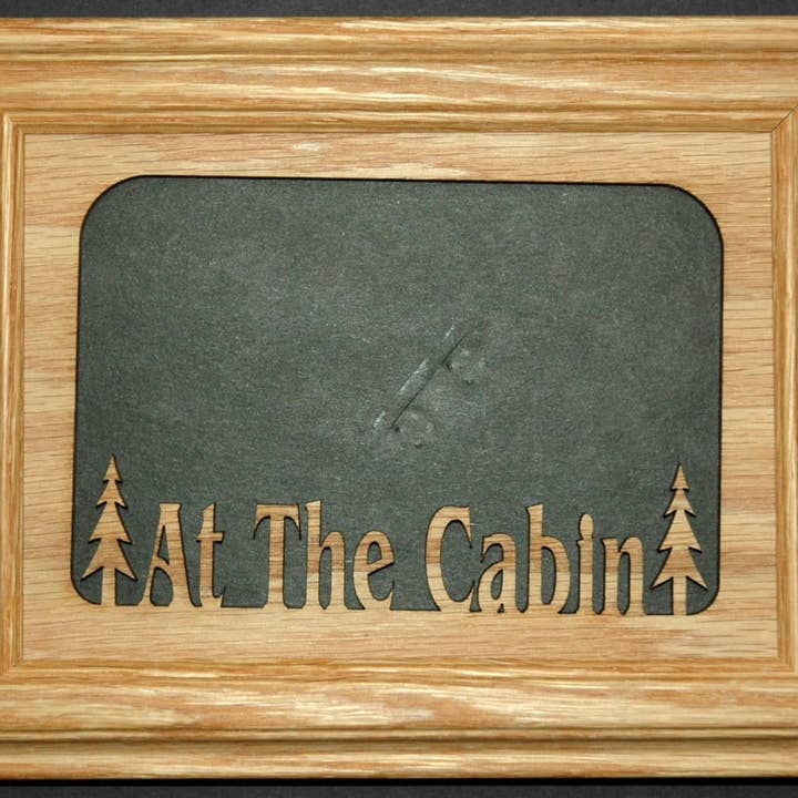 Cadre photo At the Cabin - Peut contenir des photos de 4 x 6 pouces - Mult pour la vente par Northland Frames and Gifts Inc