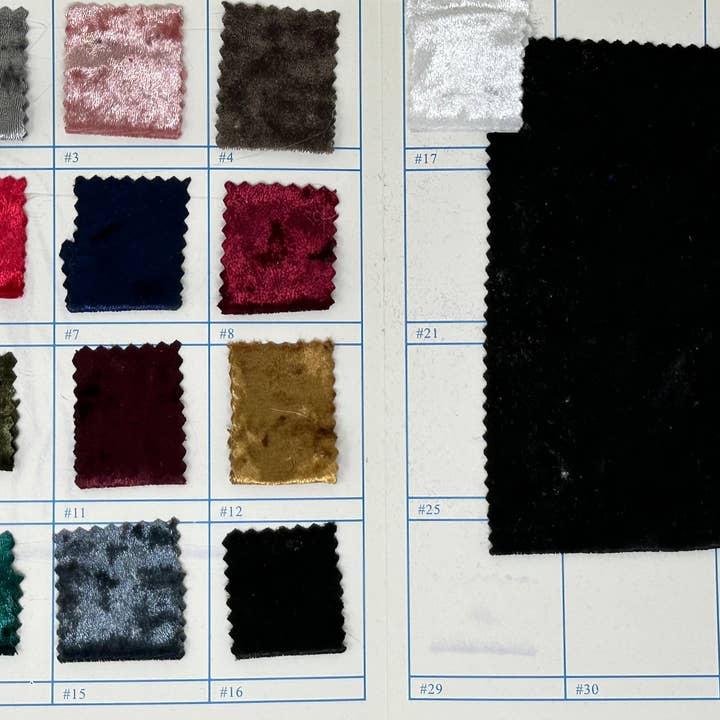 Crushed Velvet Velour Stretchy Fabric #2 for wholesale by Express Knit Inc.