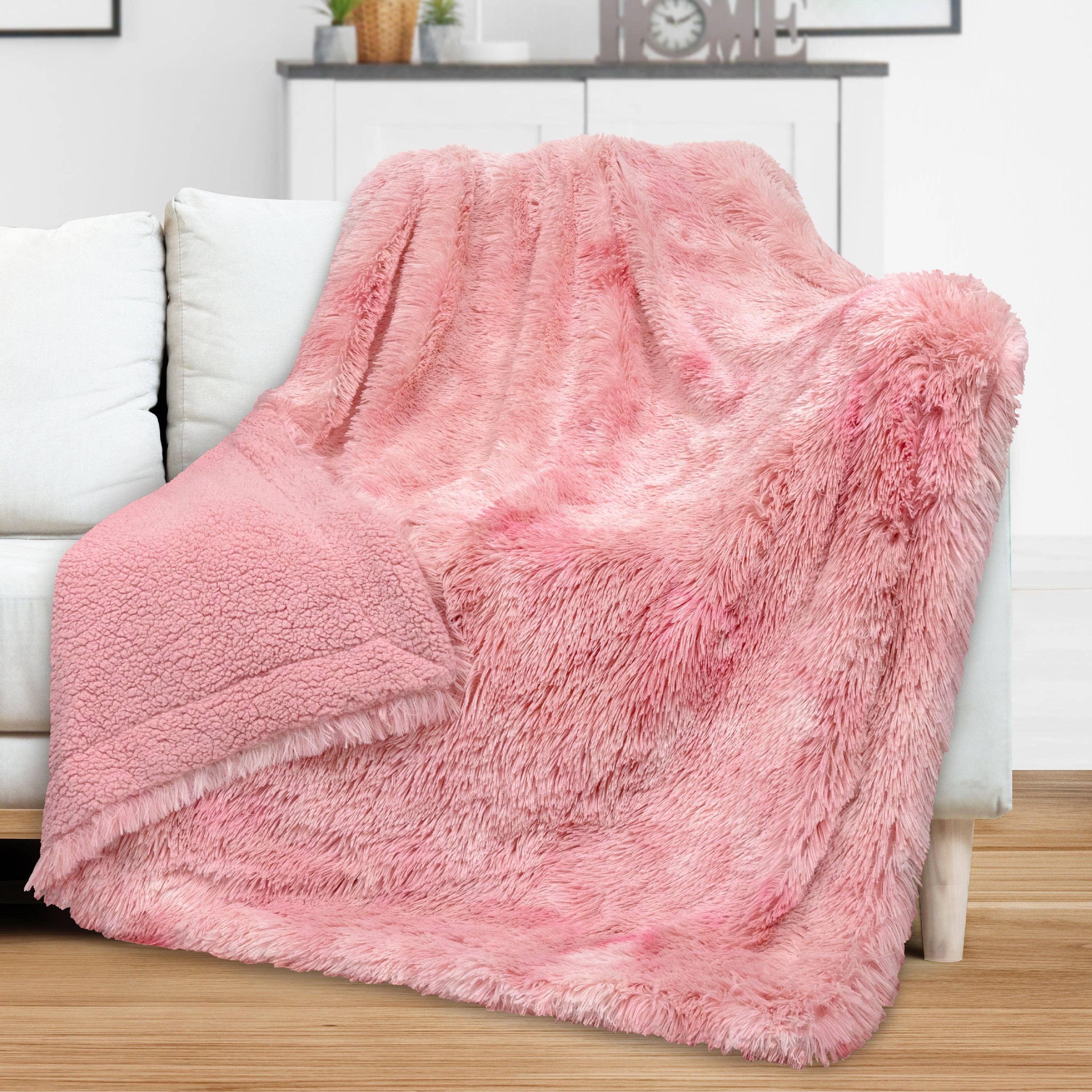 Pavilia - Wholesale Decoratiedeken - Pluche Sherpa Plaid van Imitatiebont31