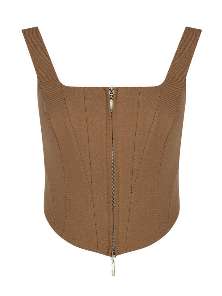 Vivian Fermuarlı Korse for wholesale by WHAT IF