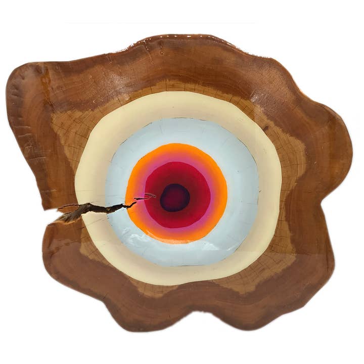 Modern Slice - Wholesale Decorative tabletop object - Flower Power-full1