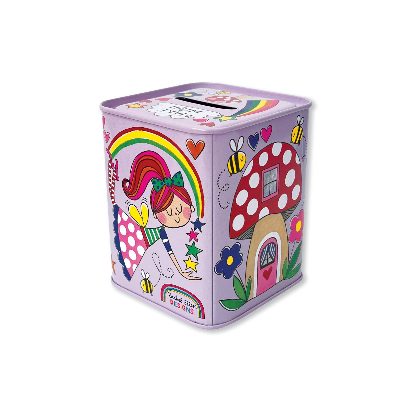 Rachel Ellen Designs – wholesale Money/piggy bank – Child & baby – Money Box - Make A Wish/Fairies2
