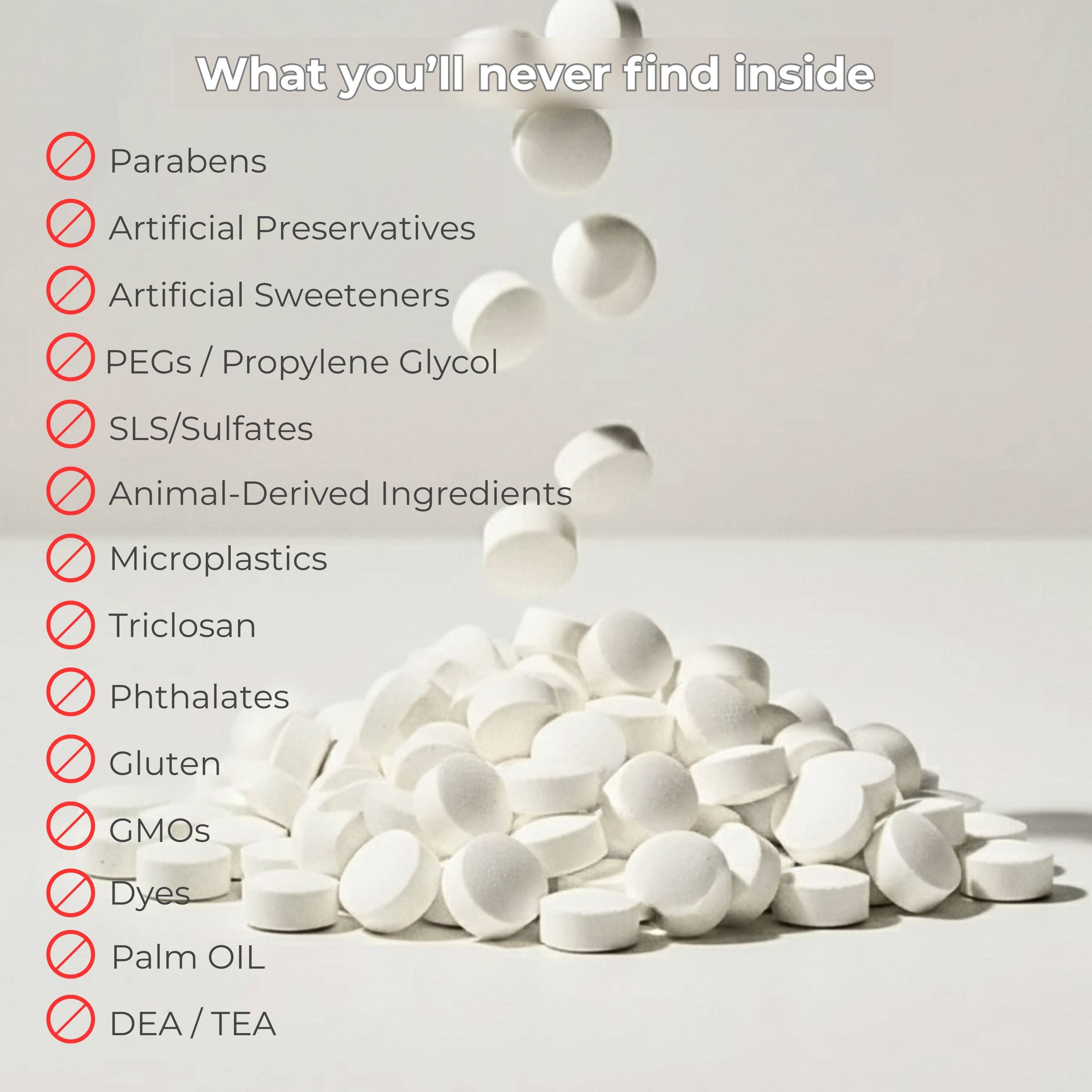 Tidalove - Wholesale Toothpaste - Fluoride Yuzu Mint Toothpaste Tablets — 1 Month2